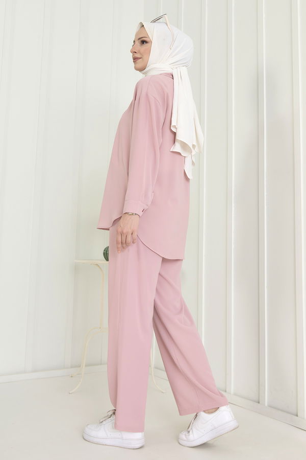Tunik+Pantolon Pembe - 11339