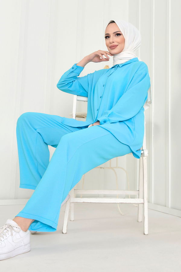Tunik+Pantolon Mavi - 11339 MAVİ