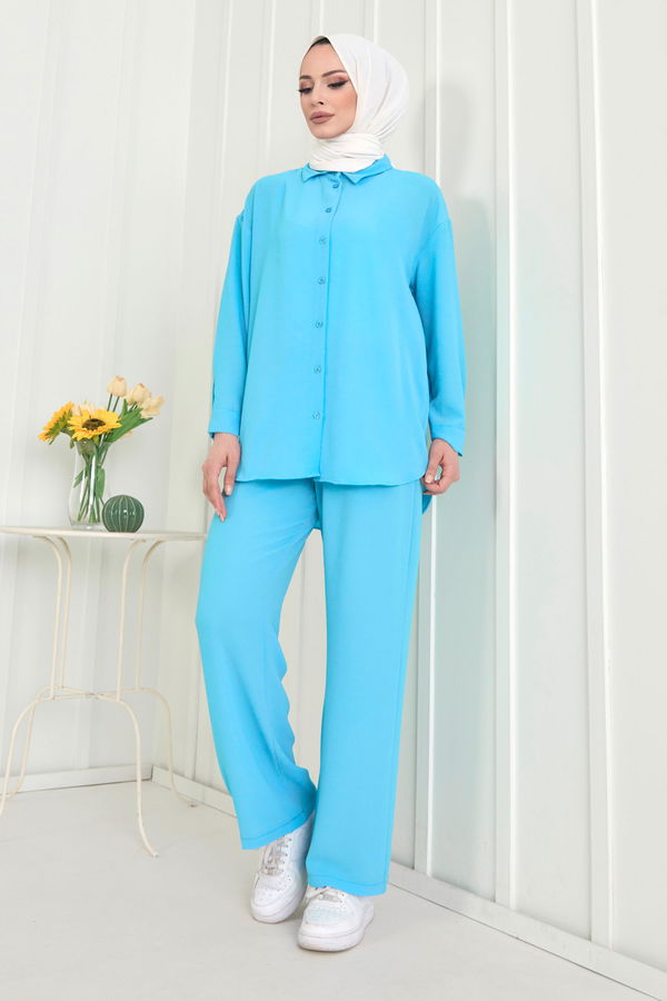 Tunik+Pantolon Mavi - 11339 MAVİ