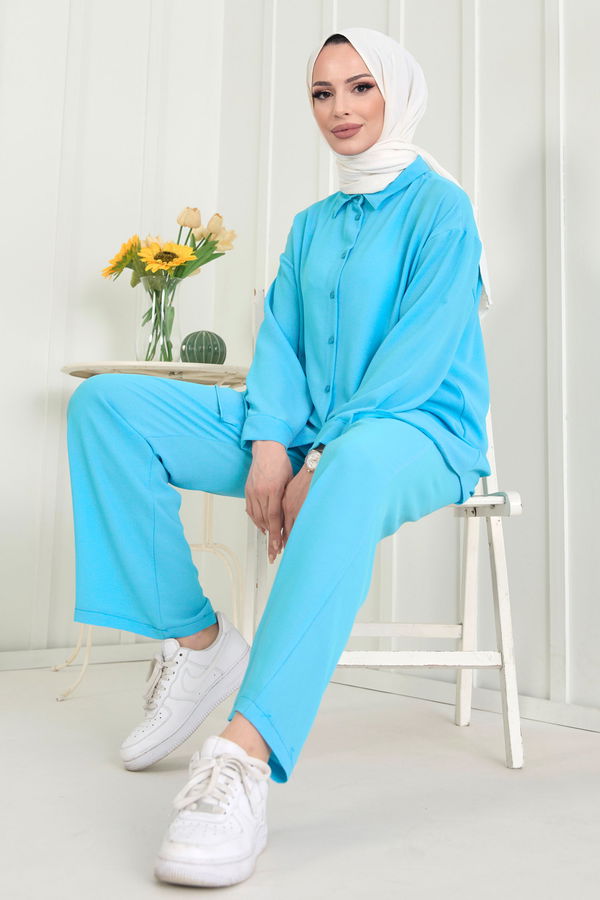 Tunik+Pantolon Mavi - 11339 MAVİ