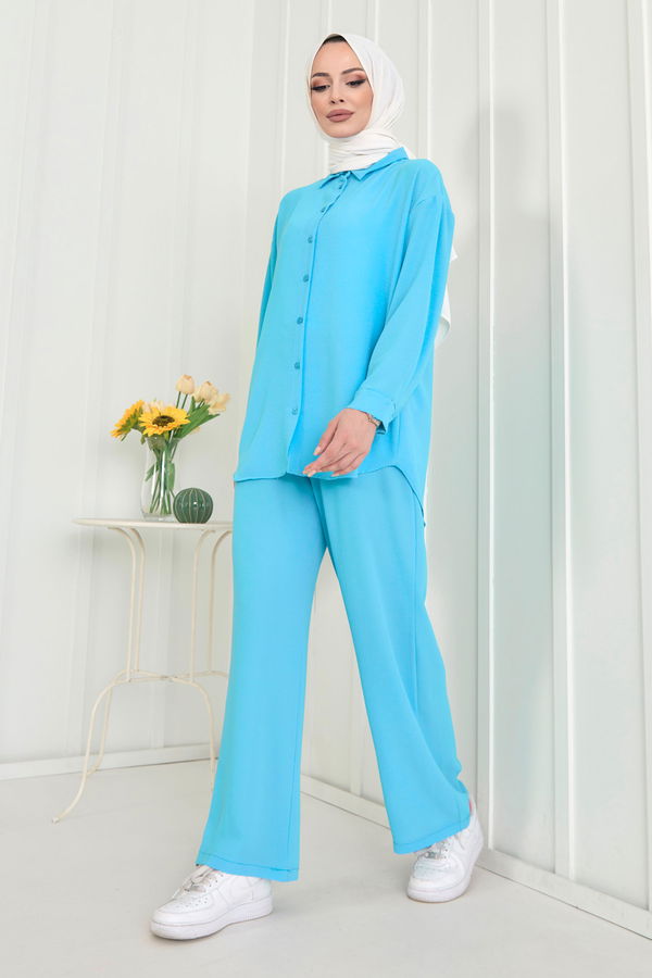 Tunik+Pantolon Mavi - 11339 MAVİ