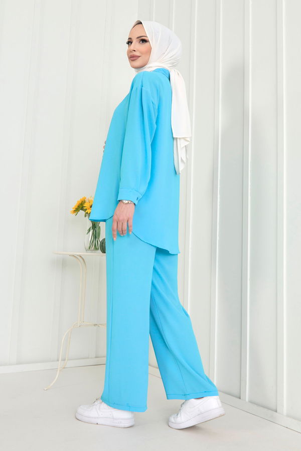Tunik+Pantolon Mavi - 11339 MAVİ
