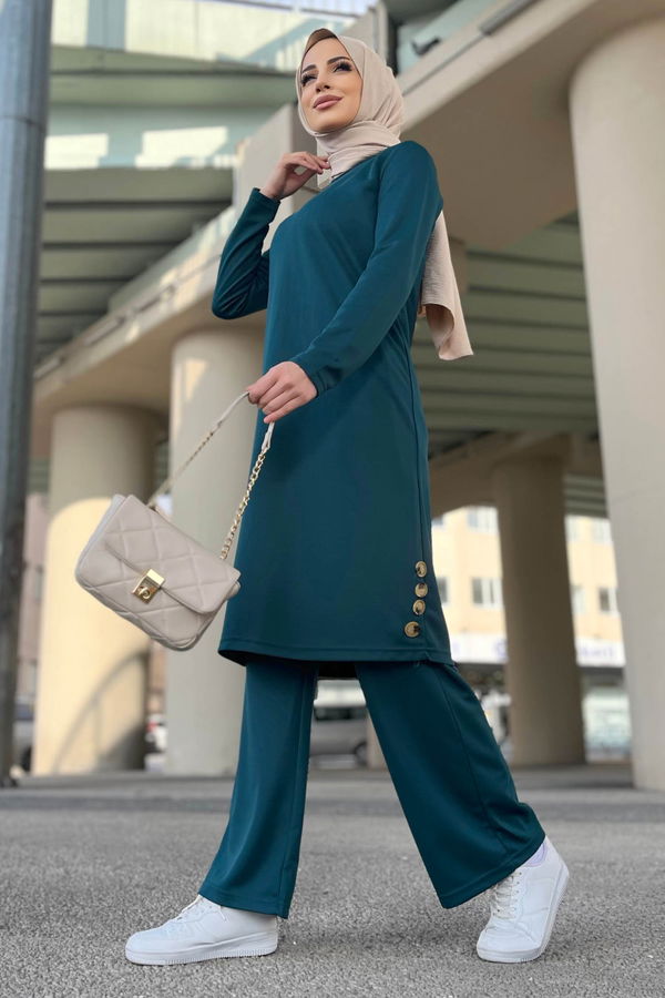 Tunik Pantolon Yeşil - 11357 YEŞİL
