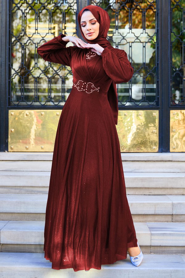 Abiye Bordo - 11365