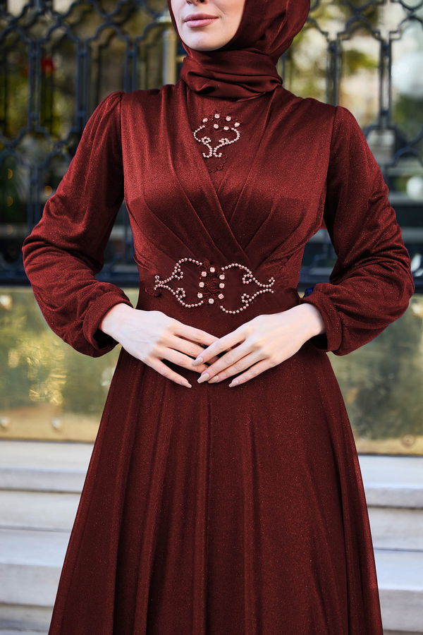 Abiye Bordo - 11365
