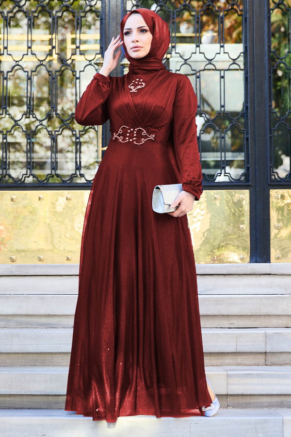 Abiye Bordo - 11365