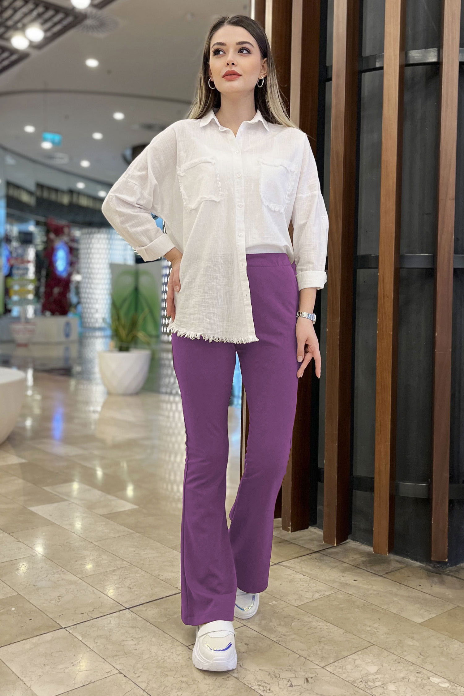 Pantolon Lila - 11399
