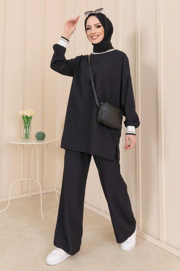Tunik Pantolon Siyah - 11402