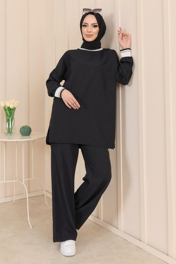 Tunik Pantolon Siyah - 11402