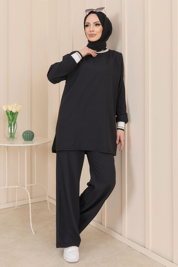 Tunik Pantolon Siyah - 11402
