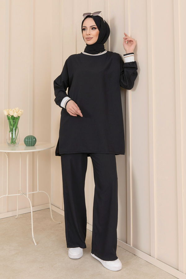 Tunik Pantolon Siyah - 11402
