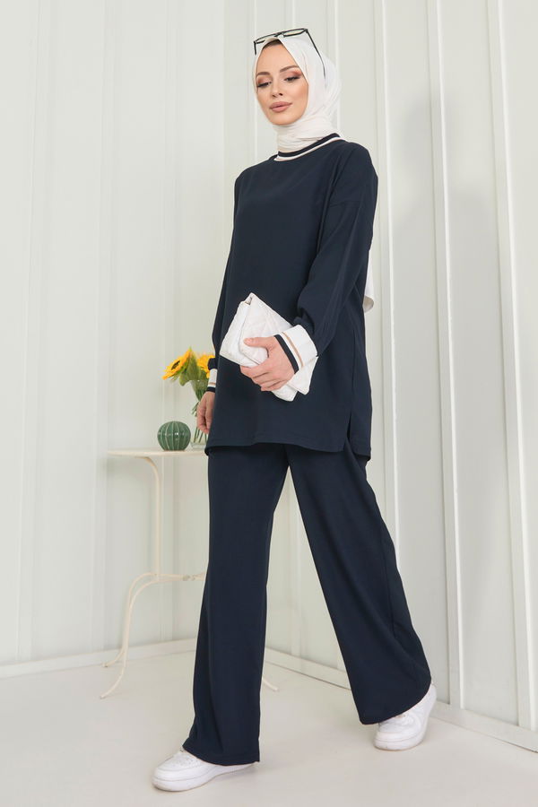 Tunik Pantolon Lacivert - 11402