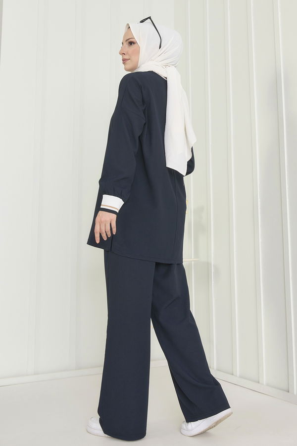 Tunik Pantolon Lacivert - 11402