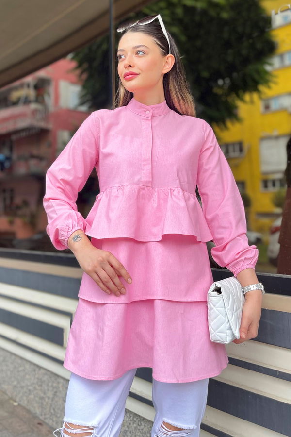 Tunik Pembe - 11468 PEMBE