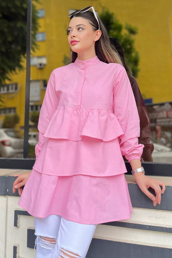 Tunik Pembe - 11468 PEMBE