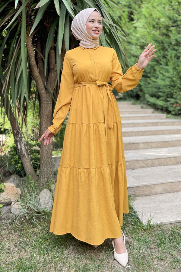 Elbise Sarı - 11492