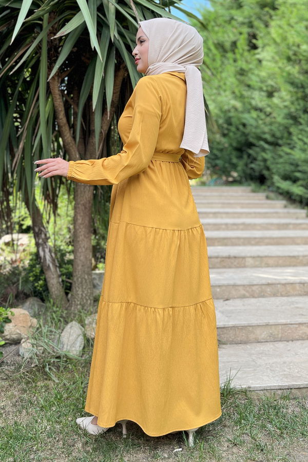 Elbise Sarı - 11492