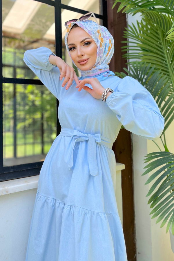 Elbise Mavi - 11599