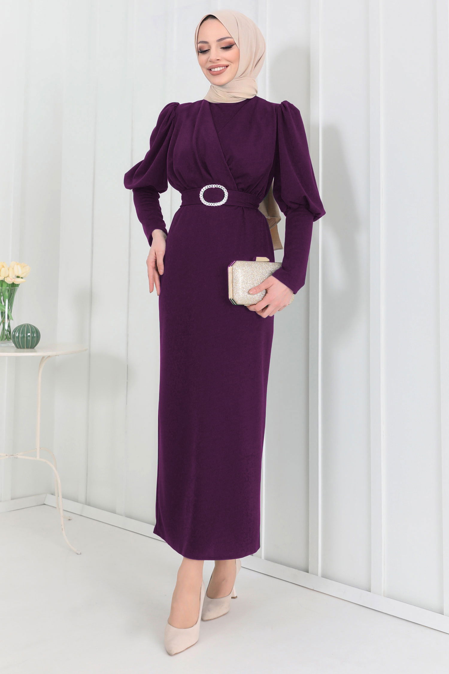 Elbise Mor - 11615