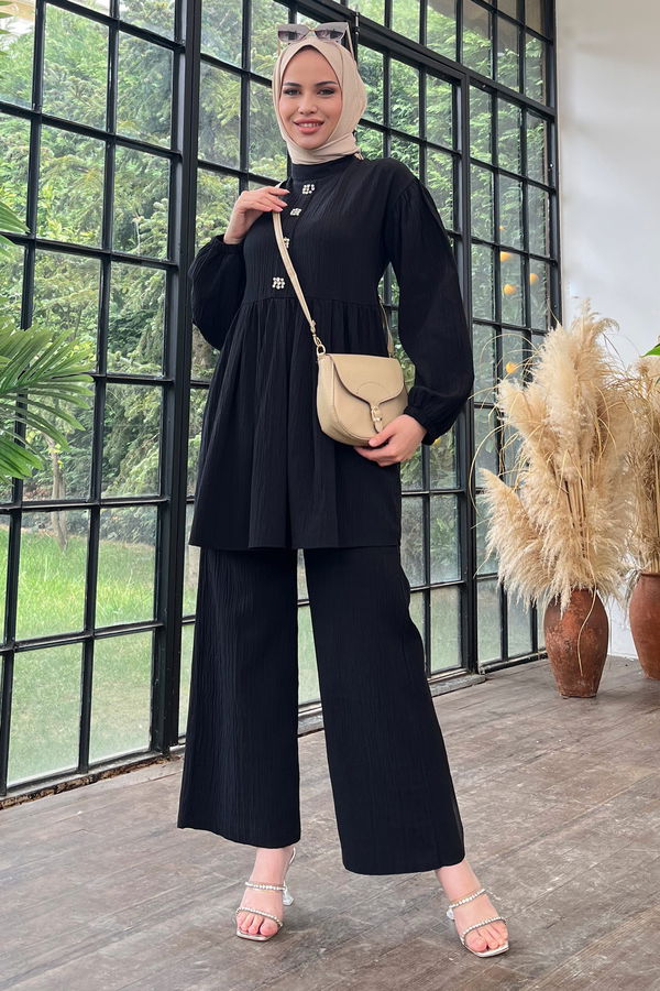 Tunik+Pantolon Siyah - 11629 SİYAH
