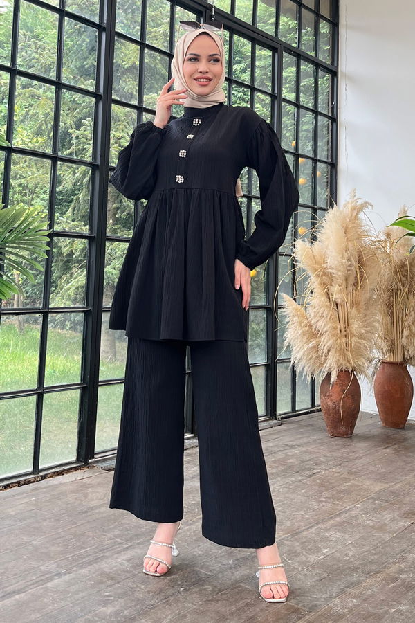 Tunik+Pantolon Siyah - 11629 SİYAH