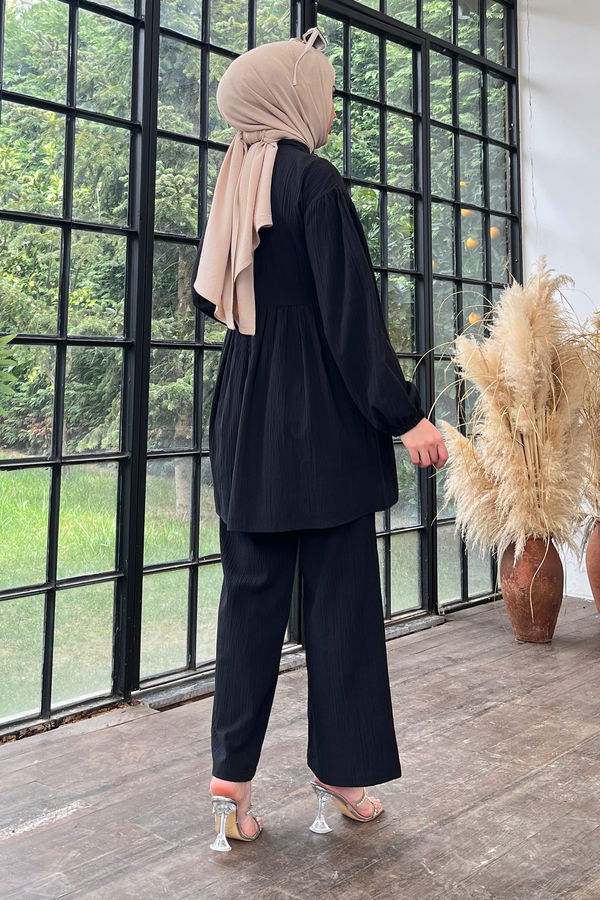 Tunik+Pantolon Siyah - 11629 SİYAH