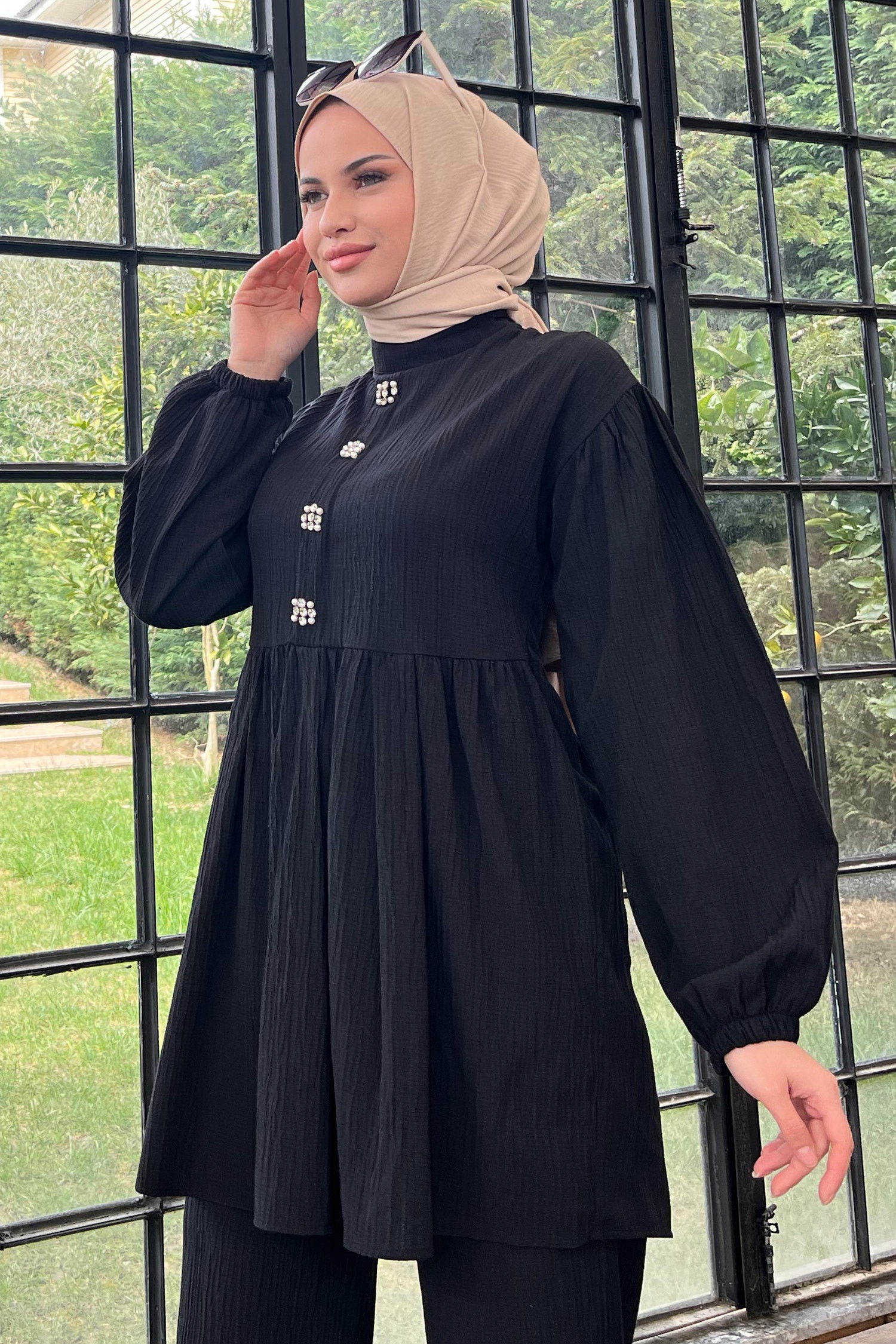 Tunik+Pantolon Siyah - 11629 SİYAH