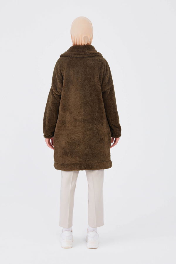 Peluş Mont Haki - 13009