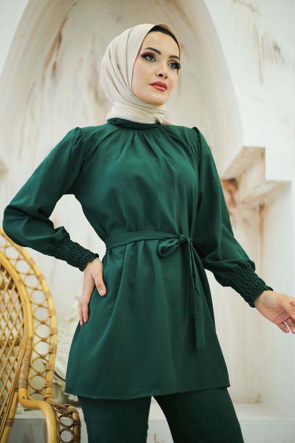 Tunik+Pantolon Yeşil - 13019