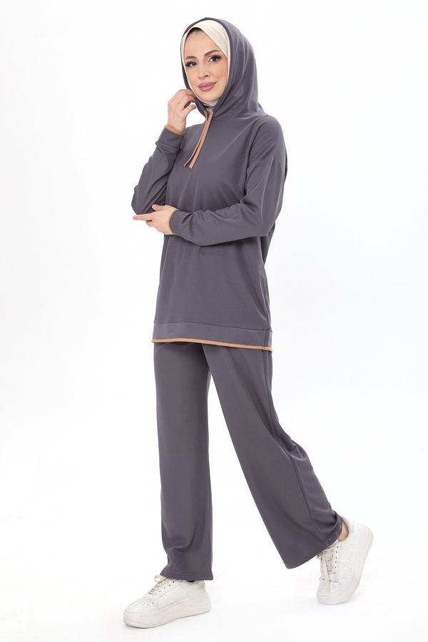 Tunik+Pantolon Antrasit - 13027