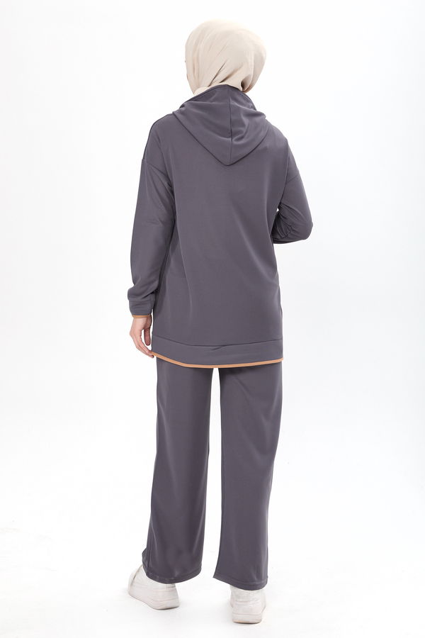 Tunik+Pantolon Antrasit - 13027