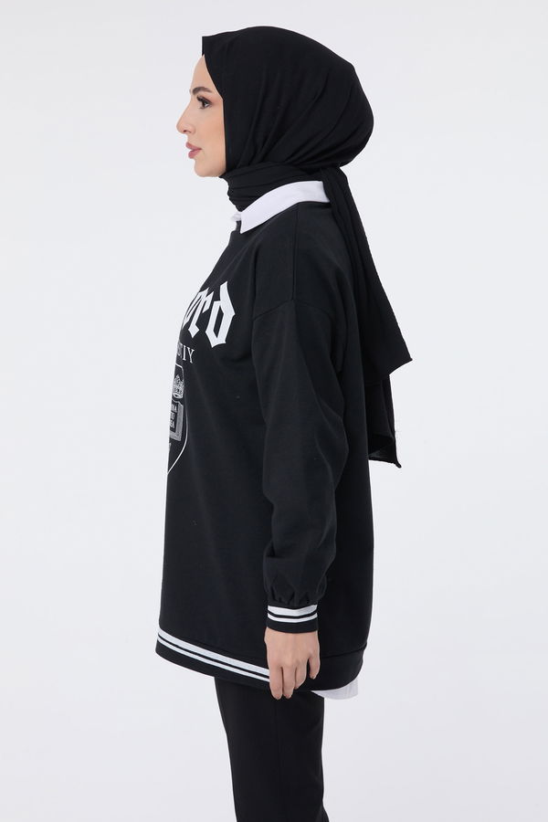Sweat Siyah - 13054 SİYAH