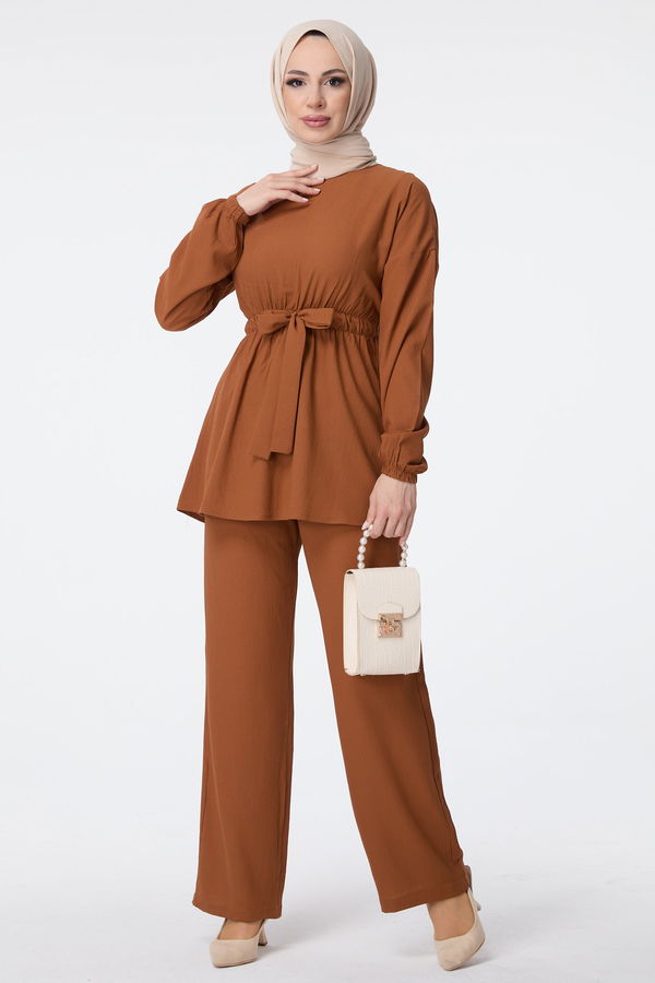 Tunik Pantolon Taba - 13058 TABA
