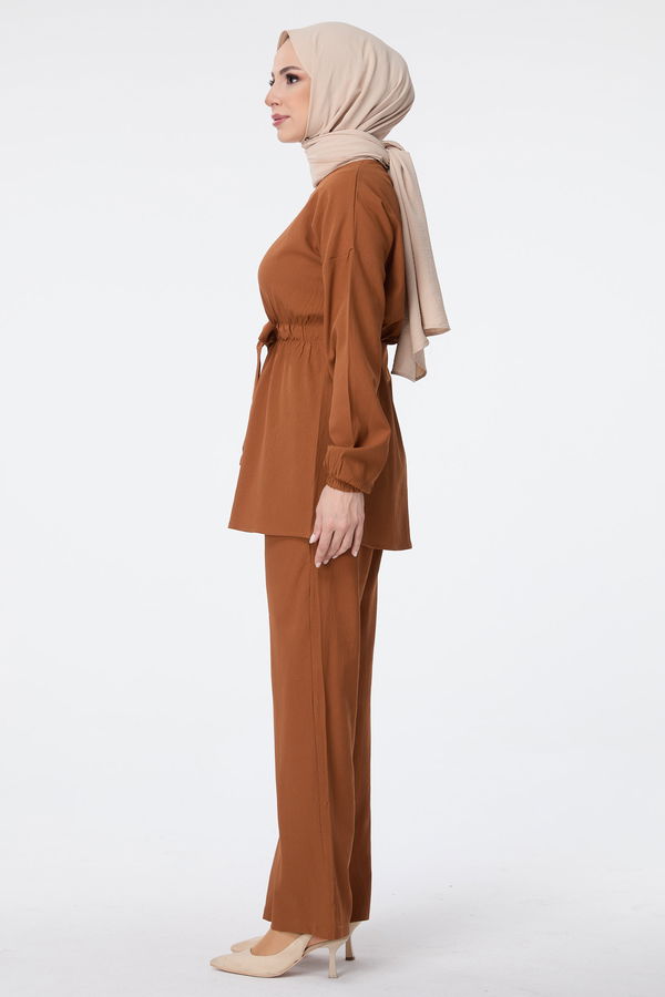 Tunik Pantolon Taba - 13058 TABA
