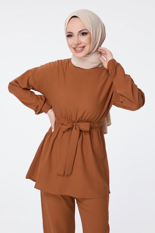 Tunik Pantolon Taba - 13058 TABA