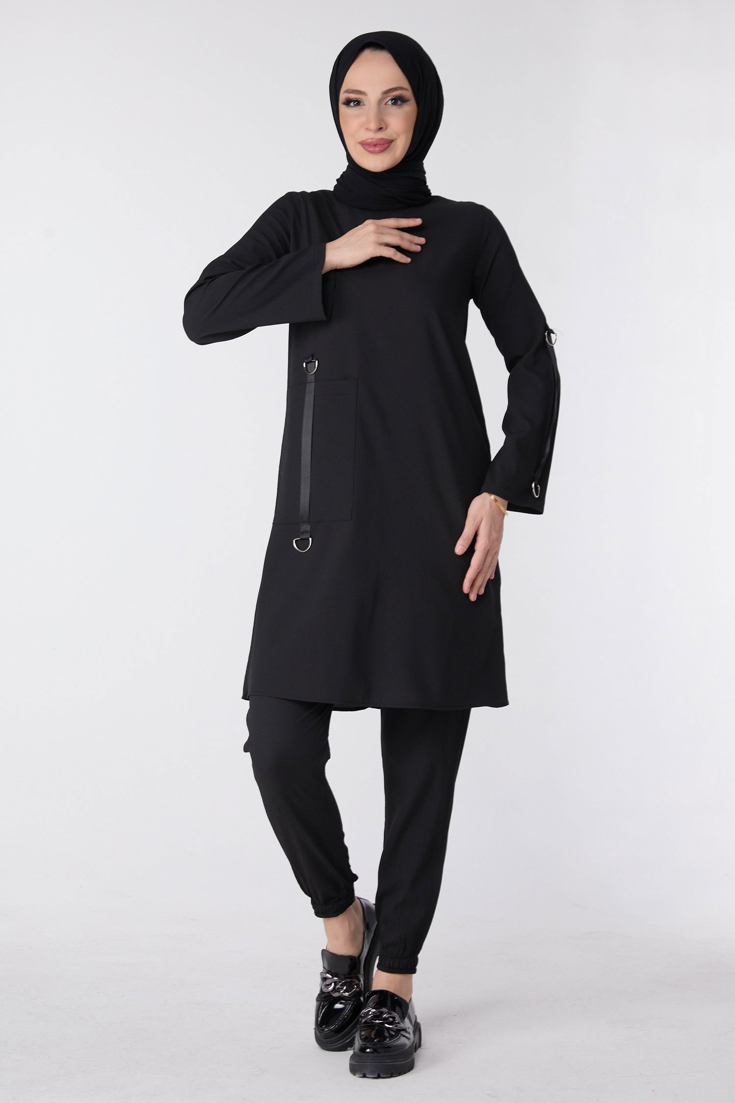 Tunik Pantolon Siyah - 13062