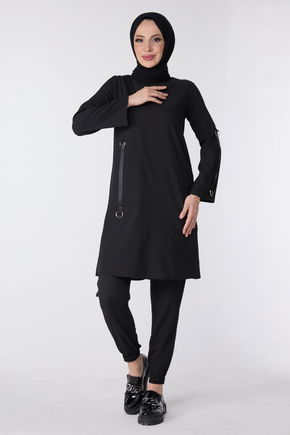 Tunik Pantolon Siyah - 13062