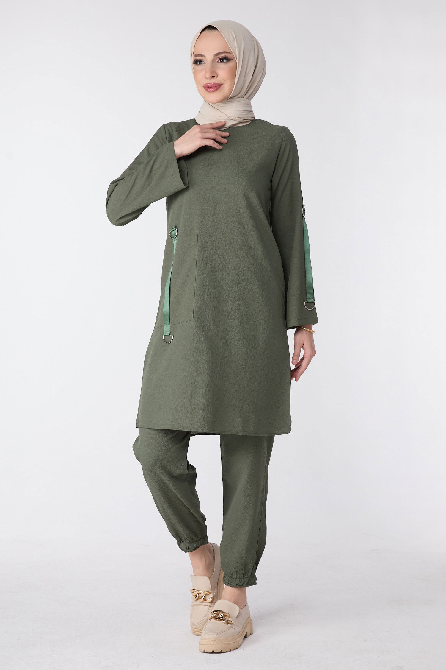Tunik Pantolon Haki - 13062