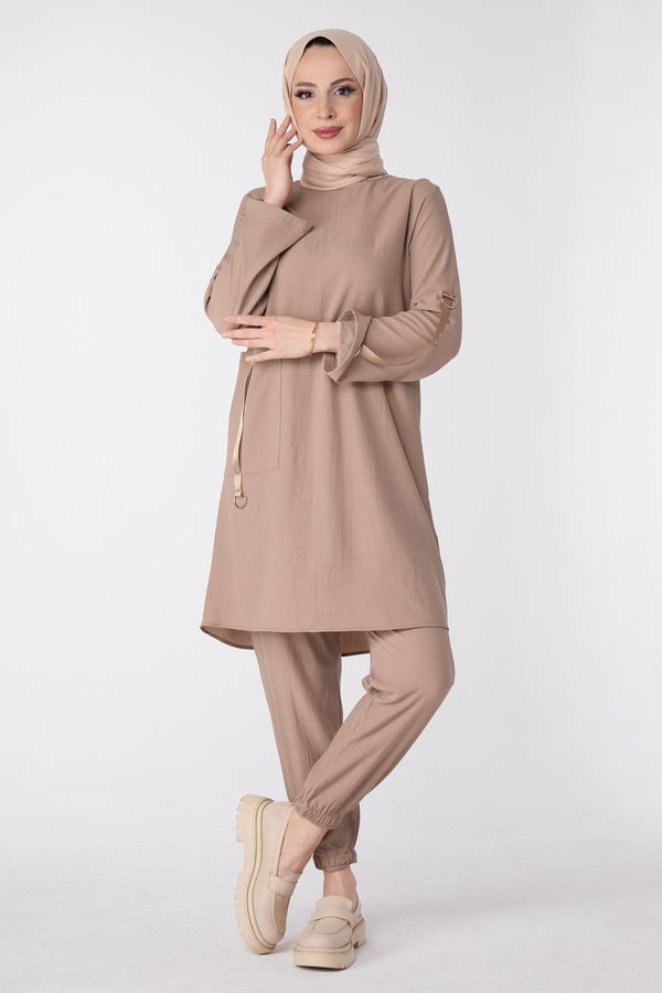 Tunik Pantolon Vizon - 13062 VİZON
