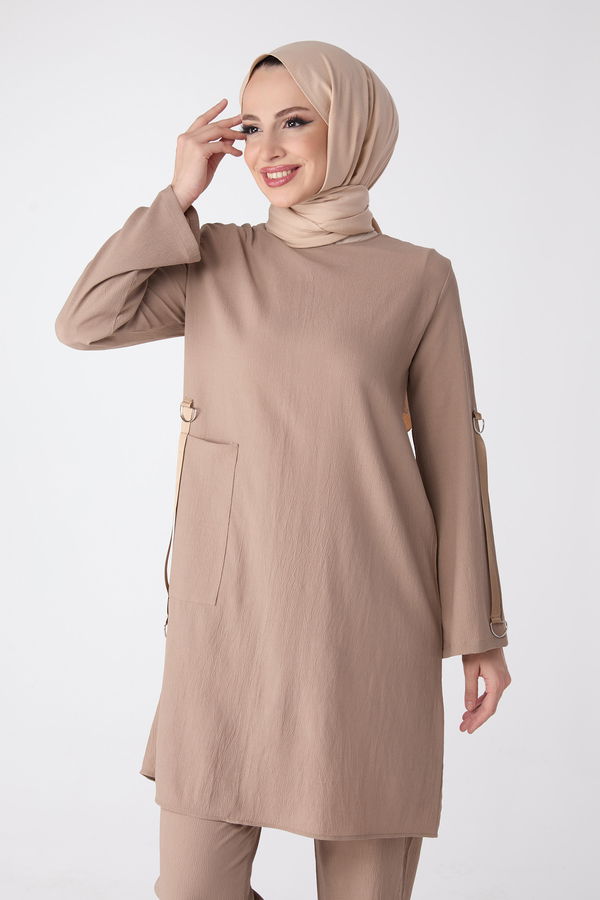 Tunik Pantolon Vizon - 13062 VİZON