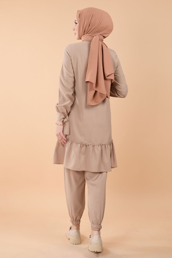 Tunik Pantolon Bej - 13063