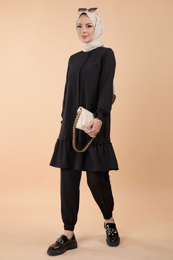 Tunik Pantolon Siyah - 13063