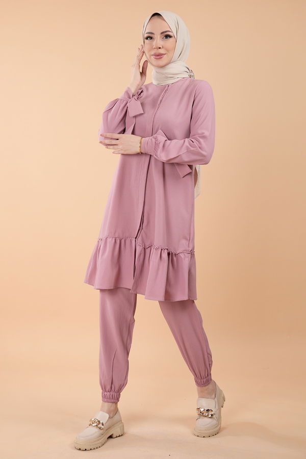 Tunik Pantolon Pembe - 13063 PEMBE