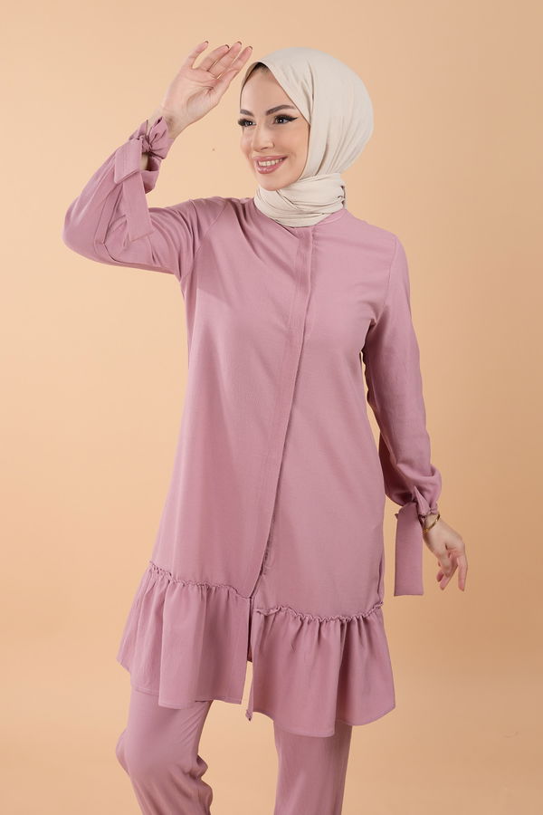 Tunik Pantolon Pembe - 13063 PEMBE