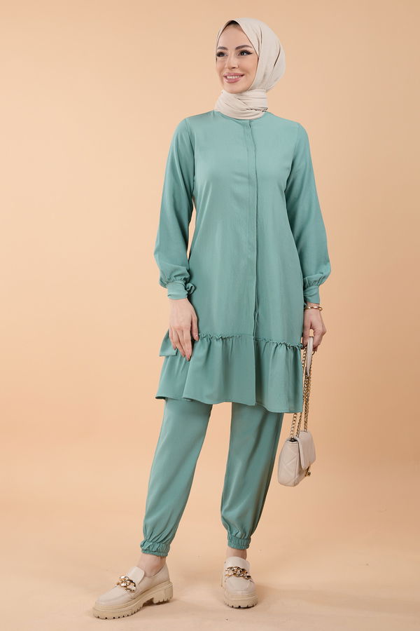 Tunik Pantolon Yeşil - 13063 YEŞİL