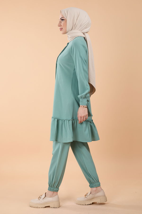 Tunik Pantolon Yeşil - 13063 YEŞİL