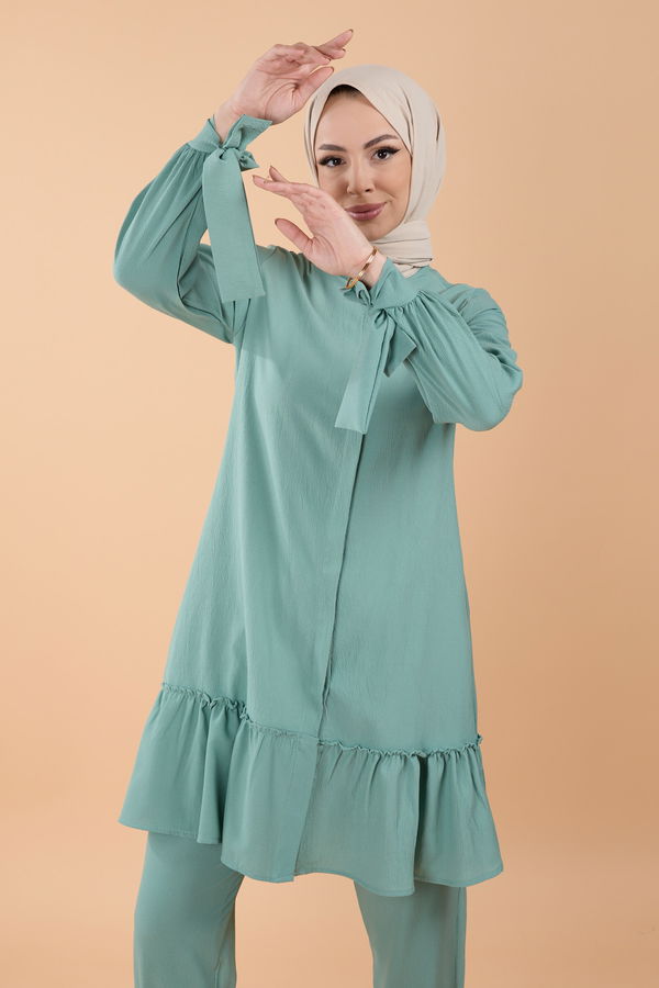 Tunik Pantolon Yeşil - 13063 YEŞİL