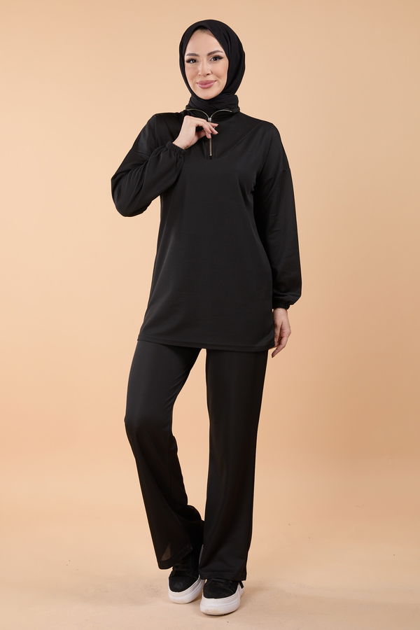 Tunik Pantolon Siyah - 13074