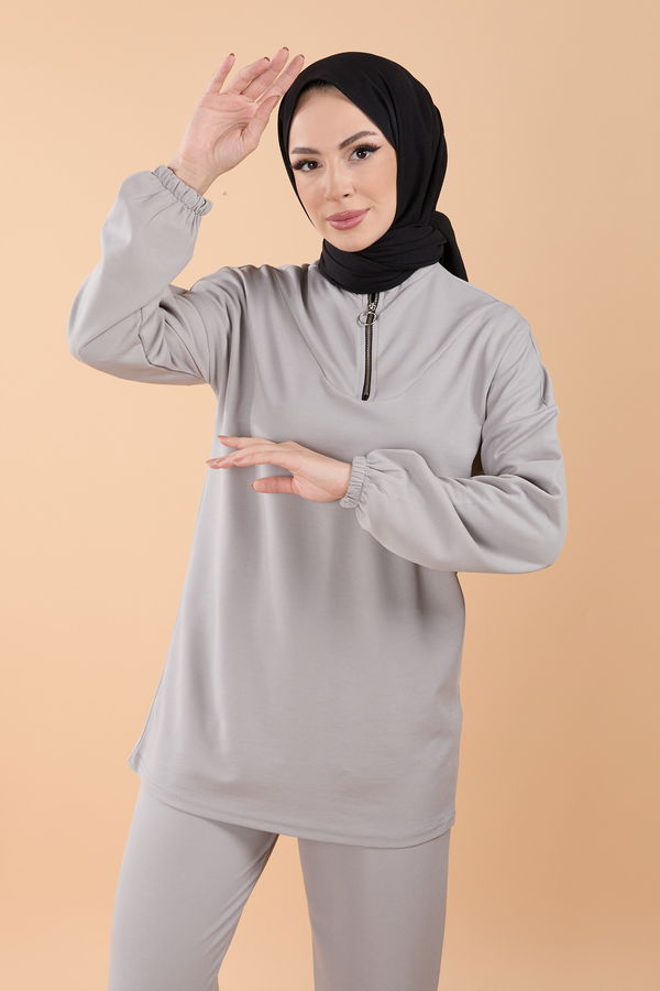 Tunik Pantolon Gri - 13074