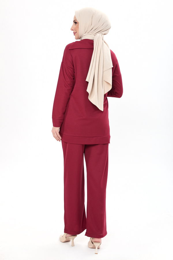 Tunik Pantolon Bordo - 13076
